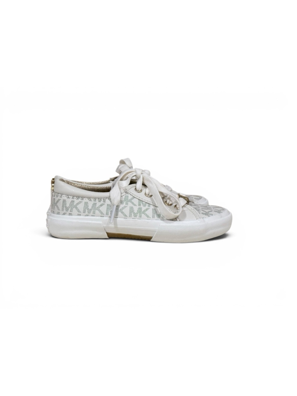 Michael Kors MK Girls “IMA REBEL-888” Vanilla Colorway Sz 11 EUC Signature Logo